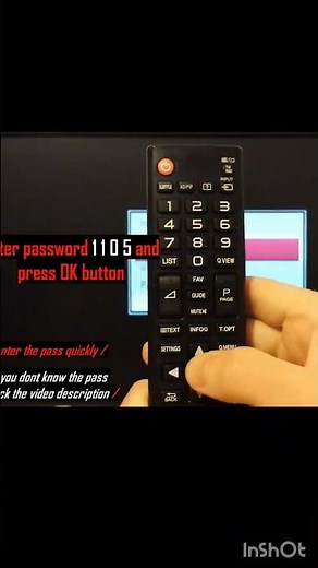 LG TV Disable channel change with Hotel Mode code / Channel Lock #lg #lgtv #shorts