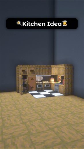 Kitchen Design Idea In Minecraft! 👩‍🍳✨