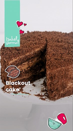 Isabel Vermal | Blackout cake: directo de Brooklyn, Nueva York a tu cocina Blackout cake o Torta apogón Bizcochos de chocolate Ingredientes 230 gr... | Instagram