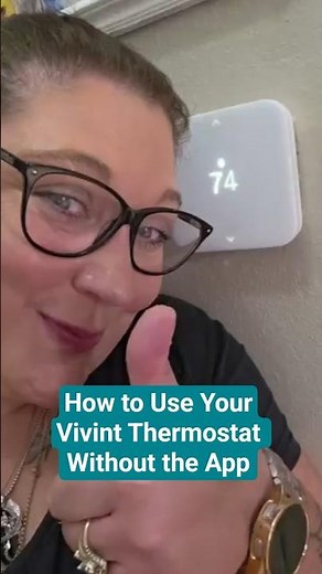 How to Use Your Vivint Thermostat Without the App #vivint