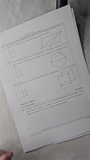 Evaluarea Națională la Matematica pentru cls 8
