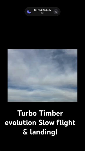 Turbo Timber evolution slow flight & landing! #rc #aviation