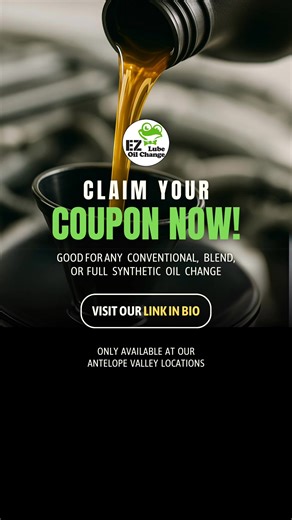 Skip the hassle, forget the upsell. Come to EZ Lube Oil Change and get your car back on the road at the lowest price with the best service in the AV! https://ezlubeoilchange.com/coupons/ | AV Scanner News - Page