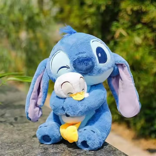 25CM Donald Duck Plush Toy Holding Duck Stitched StarCraft Baby Stitched Doll Claw Machine Doll Stuffed Animal Toy