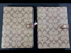 Coach Notebook in Signature Canvas Review