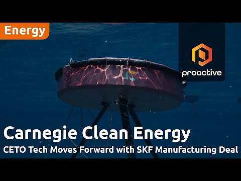 Carnegie Clean Energy partners with SKF to advance Wave Energy Technology