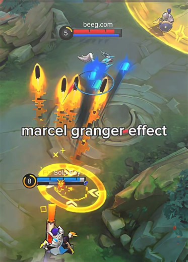 marcel granger nightmare 💀 #phmcbacesleague #mlbb #mlbbnewhero #mlbbmarcel #soloboyml