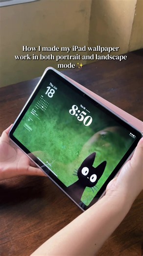 iPad wallpaper that fits portrait and landscape — easy 5000×5000 hack