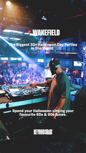 3 comments | Over 30's Halloween Day Party Lands In Wakefield!  Sounds Of The 80s, 90s & 00's Club Anthems! 睊 Last Remaining Tickets! 履 | Beyond 30 Events | Facebook