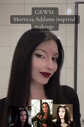 Morticia Addams Inspired Makeup Tutorial