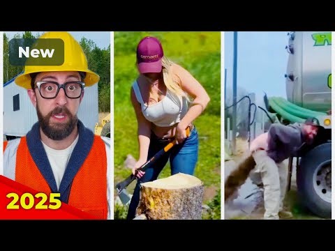 Hilarious Funny Fails 🚧😂 Compilation of Best Construction Worker Moments