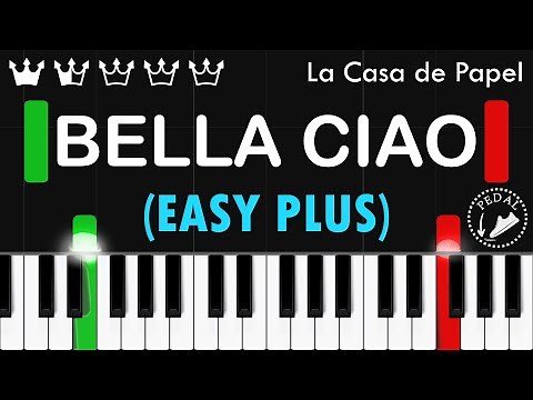 La Casa de Papel: Bella Ciao - Easy Plus Piano Tutorial