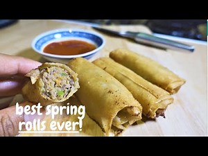 My Perfect Beef & Prawn Spring Rolls | Juicy, Delicious and Easy!