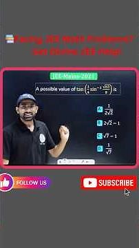 JEE Mains PYQs 🔥 Must Solve Problems! #jeeadvanced #jeemains #jee #maths #jeeaspirants #iitjee #iit