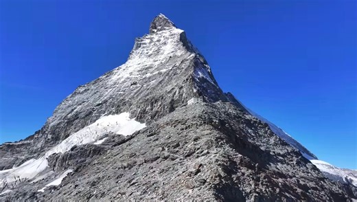 Stunning Drone Flight Climbs To The Summit Of The Matterhorn