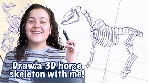 Grease Pencil tutorial: make a 3D animated horse skeleton