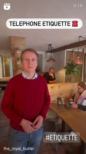 8.1K views · 190 reactions | Ladies and Gentlemen, mobile phone etiquette in public places! #etiquette #lifestyle #uk | The Royal Butler | Facebook