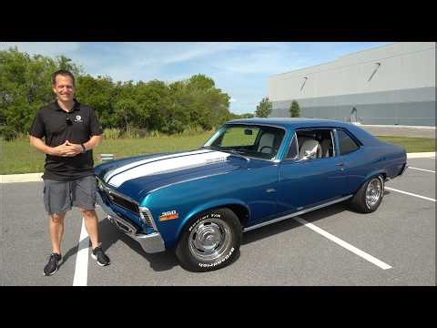 The 1972 Chevrolet Nova SS resto-mod is a MUST own muscle car