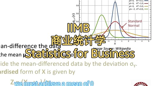 IIMB《商业统计学》（中英字幕）| Statistics for Business