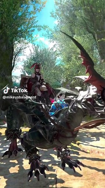 Unexpected Final Fantasy XIV VR Gaming Experience with Crazy Mount