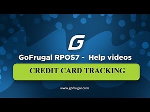How to do credit card tracking in RPOS7