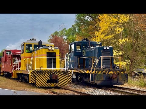 Caboose ride on the New Hope Valley Railway