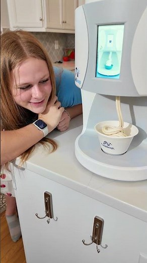 Assistant Uses the new ColdSnap Ice Cream Maker #FamilyFun #icecream