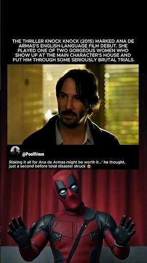 The first role of Ana de Armas in English! 🎬