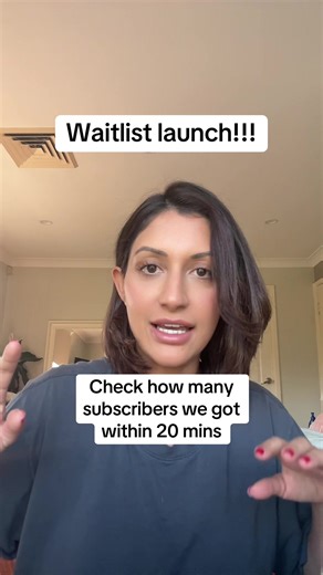 Waitlist Launch: Subscriber Update After 20 Minutes
