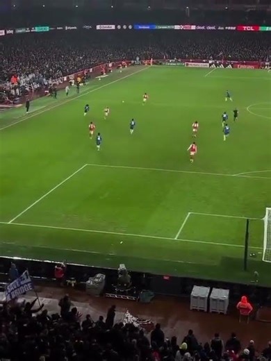 Look Some Arsenal players reaction after kai havertz goal