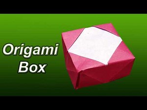 Simple Origami BOX-Paper box origami step by step