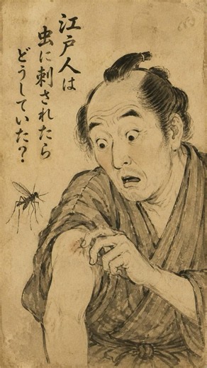 蚊取り線香のない江戸人は虫刺されをどうしていた？ #歴史 #江戸 #虫刺され