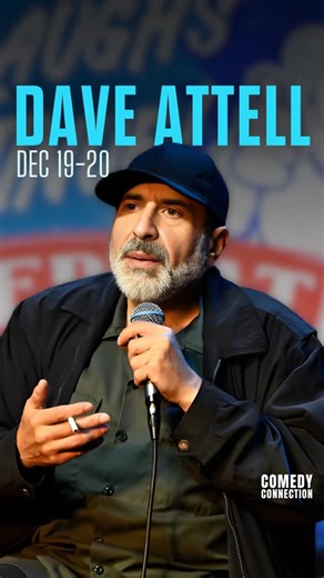 Comedy Connection on Instagram: "In two weeks, the legend himself pulls up with stories you shouldn’t repeat and jokes you’ll want to repeat anyway. Dave Attell is bringing that classic gritty brilliance straight to the stage. Lock in your tickets today. ㅤ 📸 @daveattell 🗓 DEC 12-13 📍 Comedy Connection ㅤ #comedian #standupcomedy #comedyshow #standupcomedian"