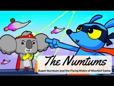 Cbeebies The Numtums Super Numtum and the Flying Moles of Mischief Game