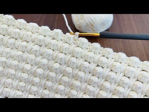 crochet popcorn stitch - stitch guide / crochet baby blanket