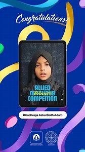 Congratulations, Azka! 🥳 Your talent shines bright and as the winner, you've won a 10th generation iPad 📱👏 | Allied Insurance Company