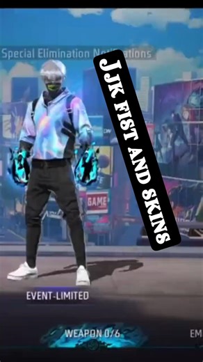 upcoming jjk items (parang skin)toji's sword #freefire