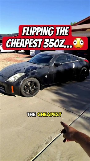 What else could you expect from this clapped z… #350z #carflip #profit #clapped #flippingcars