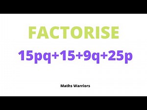 Factorising Algebraic Expression | Factorisation | Factorising Expression | Step-by-Step Tutorial