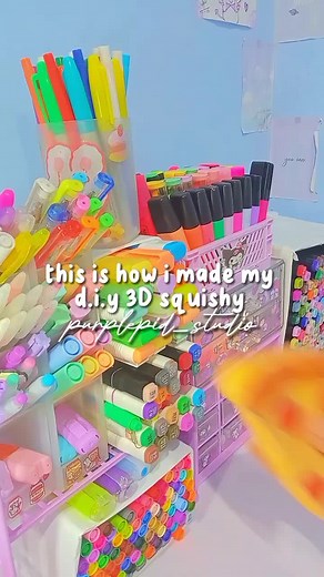 👾-DIY 3D squishy tutorial! #purplepid_studio#3D #squishy #fyp #foryourpage #xyzbca #tiktok #putthisonfyp #viral