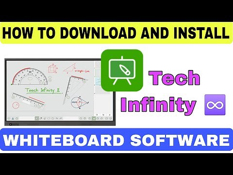 How to Download and Install Tech Infinity Whiteboard Software | Best Whiteboard Software for Teacher