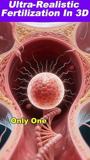 The Incredible Journey of Life – Ultra-Realistic Fertilization in 3D