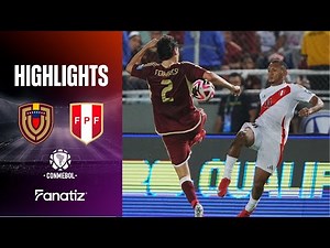 Venezuela vs Peru 1-0 | Extended Game Highlights | World Cup Qualifiers 2026