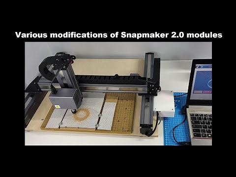 Creating DIY CNC machines from Snapmaker 2.0 modules