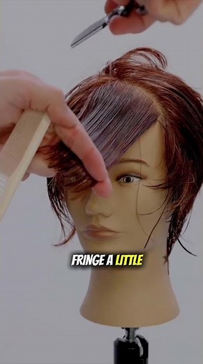 How to Get a Soft, Face-Framing Fringe (Razor Cut Tutorial)