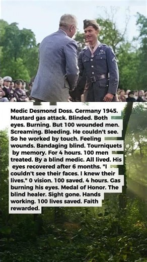 1 Wounded Medic Treated 100 Men in 4 Hours While Blinded by Gas | Military History Talks