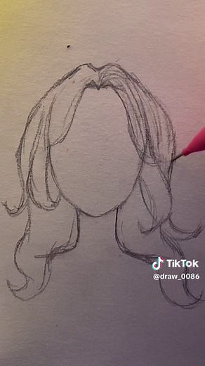 Hair tutorial ✨✨#hairtutorial #hair #haircut #drawingtutorial #draw #drawing #viral #vu #draw