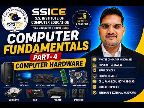 Computer Fundamentals Part-4 | Computer Hardware in Hindi | Basic Computer Course