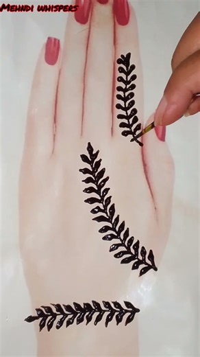 simple bail design #mehndi #hennamagic #hennatattoodesign #backhandmehndi #henna