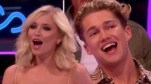Love Island's Amy Hart flirts with Curtis' brother AJ Pritchard